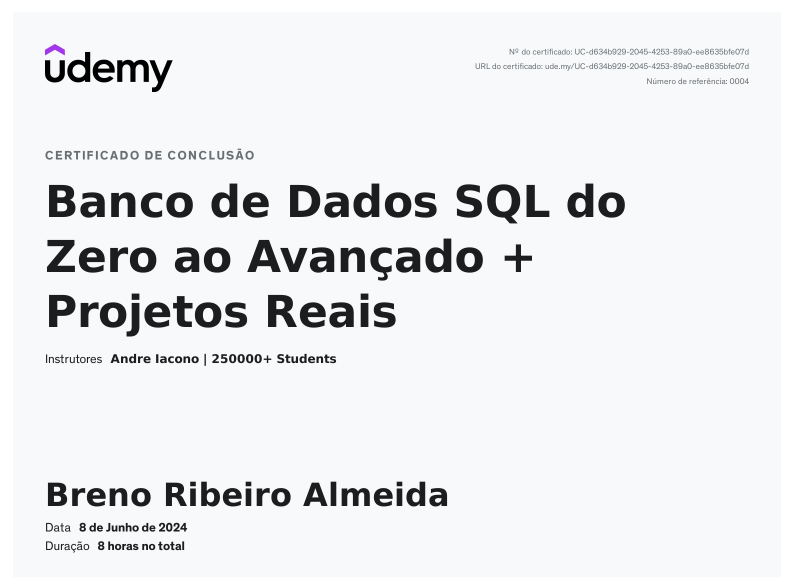 Certificado sql